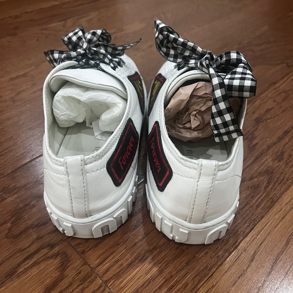 Miu miu white sneakers with patches 39.5 - Picture 4 of 4